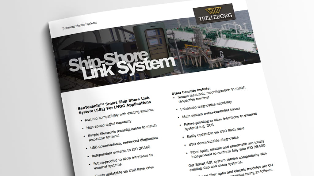 Ship-Shore Link - Trelleborg Marine Systems | Marine-and-infrastructure-CN